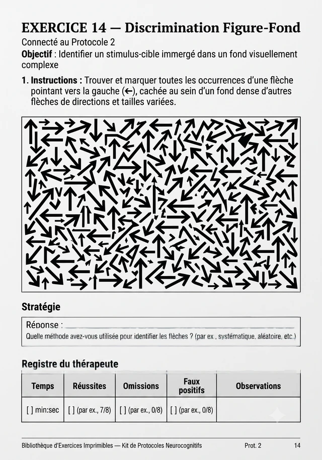 Protocole 2 : Attention sélective