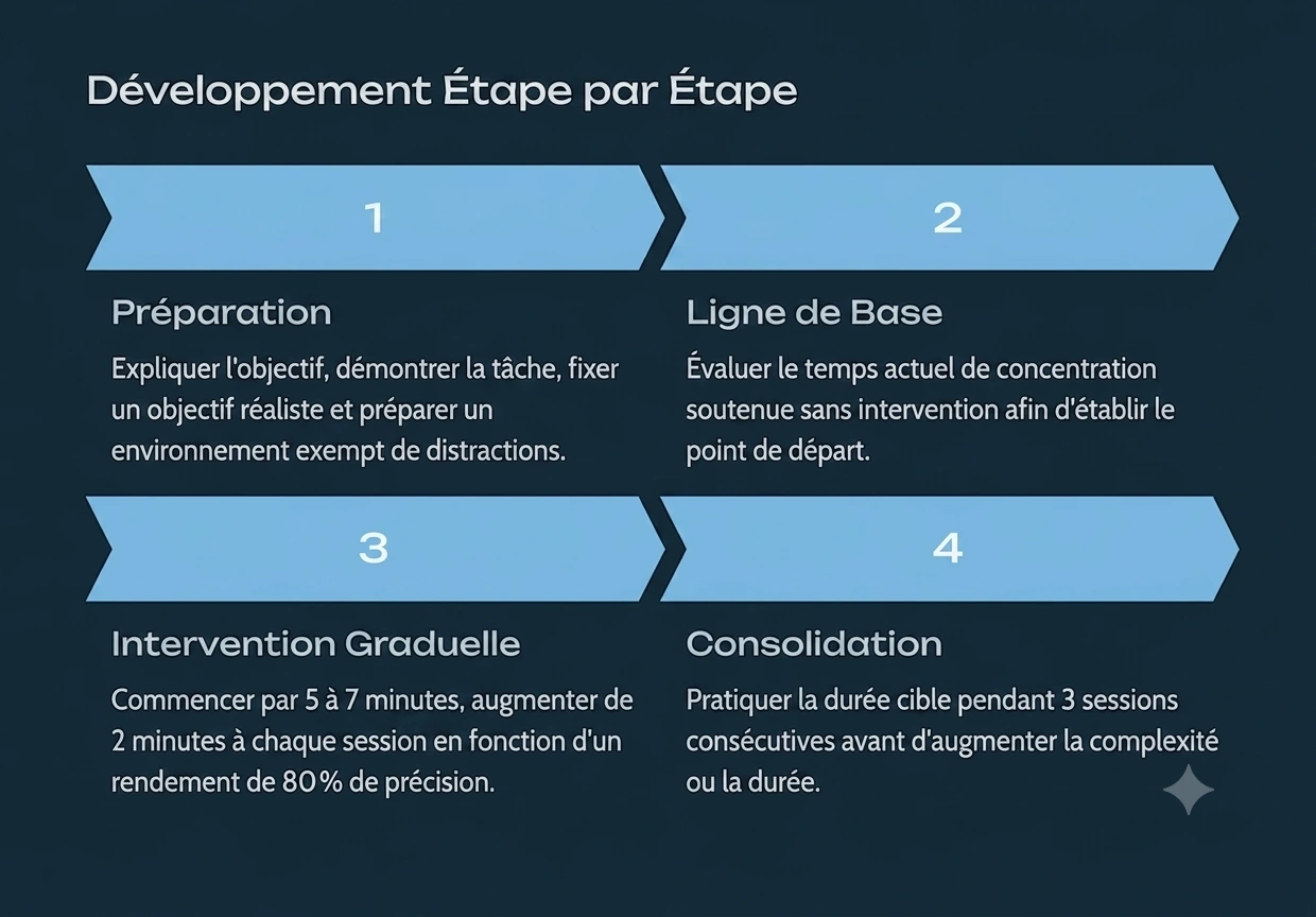 Déroulement étape par étape
